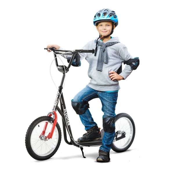 Scooter, 139x58x90-96 cm, Blå