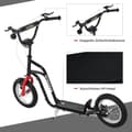 Miniatyrbild 5 av 9: Sparkcykel, Barnsparkcykel, 120x58x75-80 cm, Svart