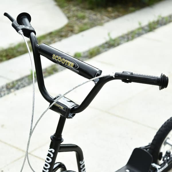 Sparkcykel, Barnsparkcykel, 120x58x75-80 cm, Svart