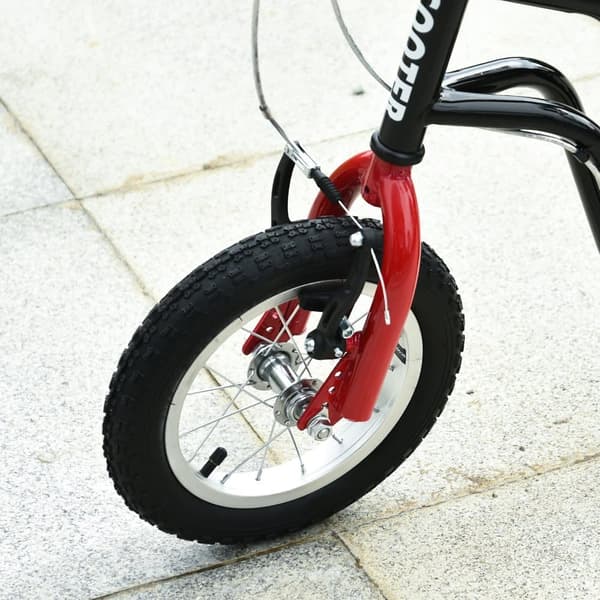 Sparkcykel, Barnsparkcykel, 120x58x75-80 cm, Svart
