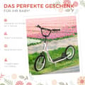 Miniatyrbild 5 av 9: Sparkcykel, 139x58x90-96 cm, Vit