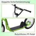 Miniatyrbild 5 av 9: Sparkcykel, 139x58x90-96 cm, Grön
