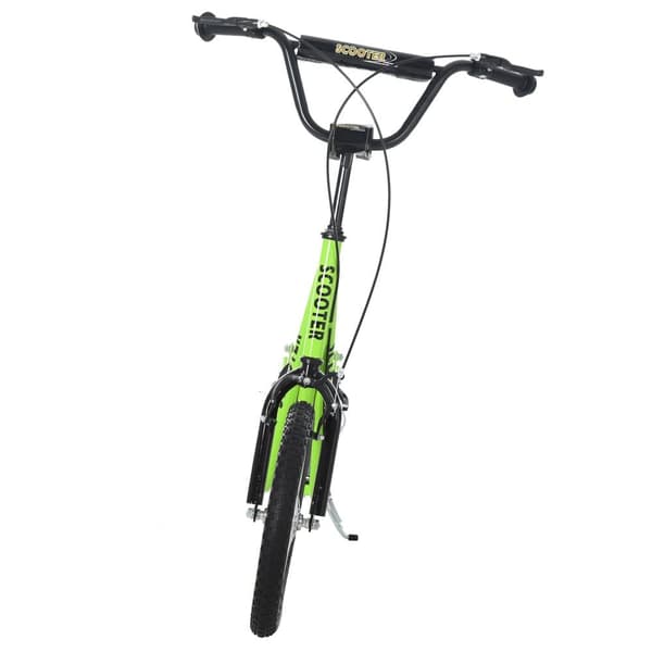 Sparkcykel, 139x58x90-96 cm, Grön