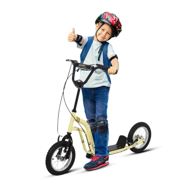 Barns Sparkcykel, 120x58x85-95 cm, Beige