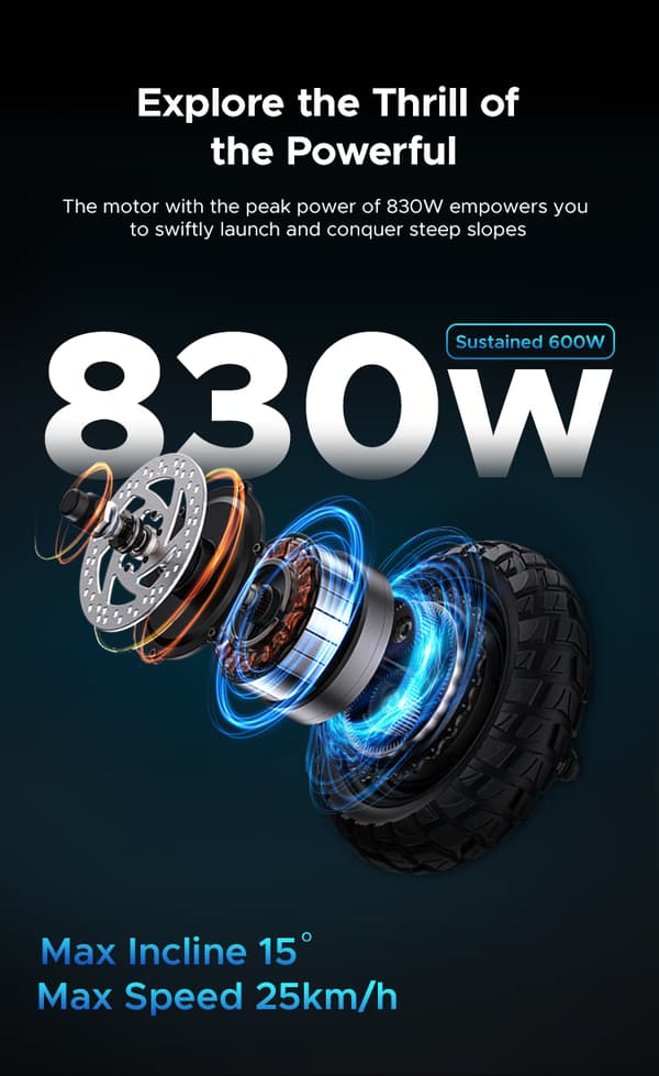 ENGWE Y600 18.2AH elskoter, 600W 25km/h & 70km räckvidd, 10 *4.0 däck, avtagbart säte, svart & rött
