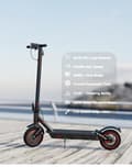 Pikkukuva 2 / 11: Lamtier T10 Pro 10'' taittuva sähköpotkulauta, 350 W moottori, 10,4 Ah akku, etuveto, etu- ja takaiskunvaimentimet, Bluetooth-tuki