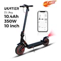 Pikkukuva 1 / 11: Lamtier T10 Pro 10'' taittuva sähköpotkulauta, 350 W moottori, 10,4 Ah akku, etuveto, etu- ja takaiskunvaimentimet, Bluetooth-tuki