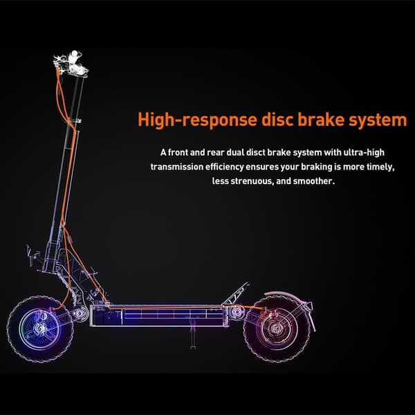 JOYOR S5 (ABE) Elscooter för vuxna 500W motor 48V13AH batteri elscooter 10 tum luftdäck stadspendling elscooter