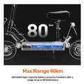 Miniatyrbild 7 av 11: JOYOR S8E Elscooter För Vuxna 800W Motor 48V26AH Batteri Elscooter 10 Tums Terrängdäck Stadspendling Elscooter