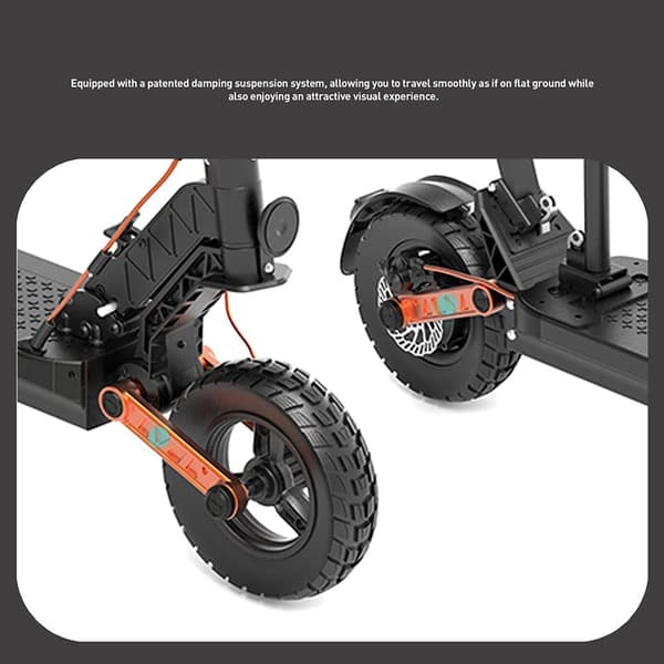 JOYOR S8E Elscooter För Vuxna 800W Motor 48V26AH Batteri Elscooter 10 Tums Terrängdäck Stadspendling Elscooter