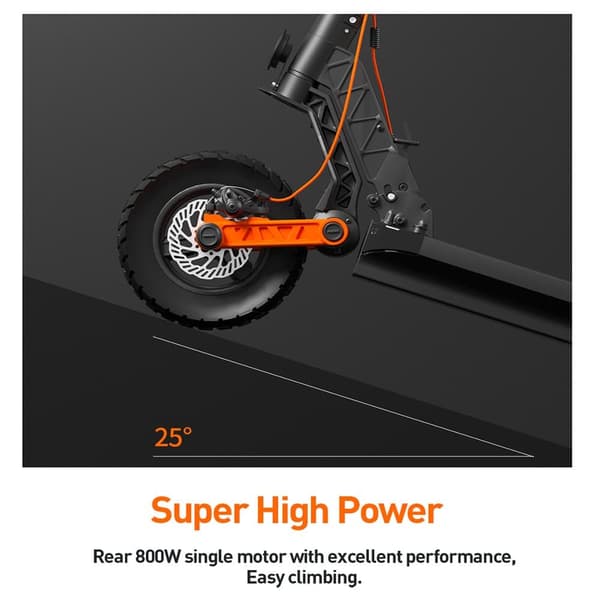 JOYOR S8E Elscooter För Vuxna 800W Motor 48V26AH Batteri Elscooter 10 Tums Terrängdäck Stadspendling Elscooter
