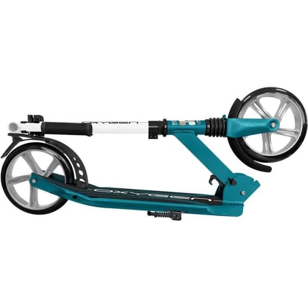 Justerbar hopfällbar sparkcykel 200mm - Grön - SKIDS CONTROL OXYGEN - OX794200