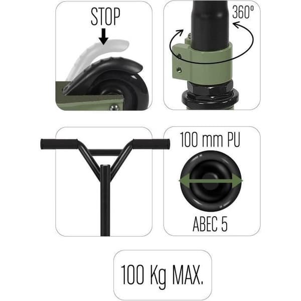 STAMP Freestyle Scooter Militär SKIDS CONTROL