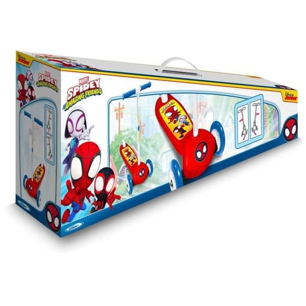 STAMP - 3-hjulsstyrd scooter - Spidey