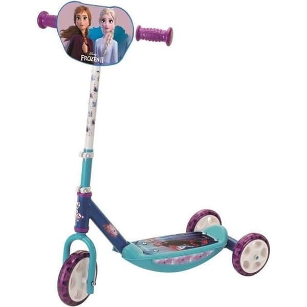 Tyst 3-hjulig sparkcykel - SMOBY - Frozen - Metallstruktur - Justerbart styre