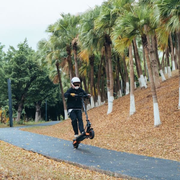 Offroad El-Scooter KuKirin G2 Max, Motor 48V 1000W, 20Ah Batteri, Med Sæde