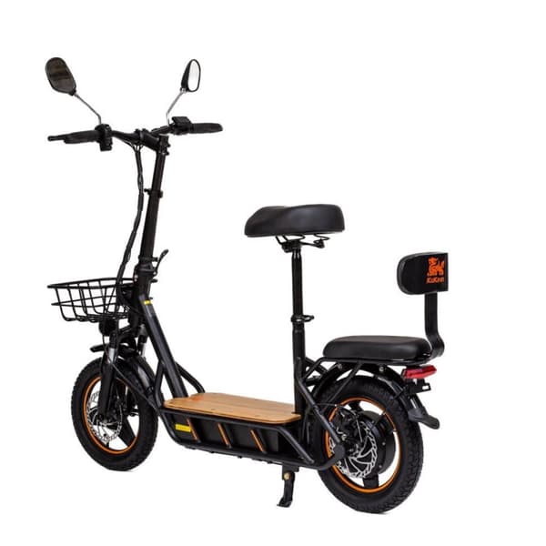 El-scooter med sæde KuKirin C1 Pro, 14" offroad-dæk, motor 48V 500W, 26Ah batteri