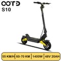 Pikkukuva 1 / 11: OOTD S10 10'' täysjousitettu sähköpotkulauta, 1400 W moottori, 55 km/h, 20 Ah akku, toimintasäde 60–70 km, vilkku