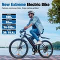 Pikkukuva 5 / 11: iScooter EB3 Aikuisten Sähköpyörä 500W Miesten Sähkömaastopyörä 36V10,4 Ah Akku 26 Tuuman Renkaat Miesten Sähköpyörä