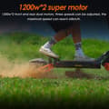 Pikkukuva 8 / 11: KuKirin G3Pro Sähköpotkulauta Aikuisille 1200W*2 Moottorilla, Maastoon Sopiva Sähköpotkulauta, 10 Tuuman Rengas, 52 V23,4 Ah Akku, Sähköpotkulauta