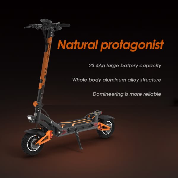KuKirin G3Pro Sähköpotkulauta Aikuisille 1200W*2 Moottorilla, Maastoon Sopiva Sähköpotkulauta, 10 Tuuman Rengas, 52 V23,4 Ah Akku, Sähköpotkulauta