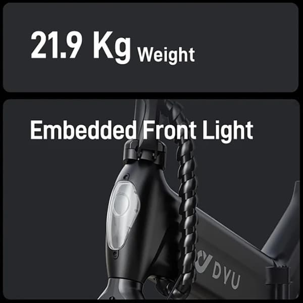 DYU A16 Elcykel För Vuxna 250W Motor Elcykel 36V10Ah Batteri Elcykel 16-Tums Däck Stadspendling Elcykel