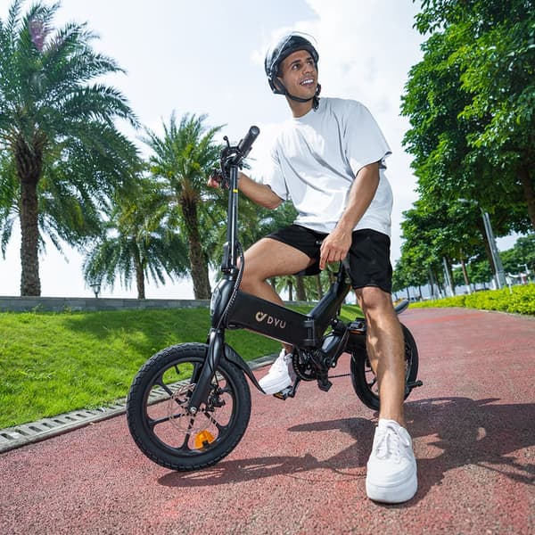 DYU A16 Elcykel För Vuxna 250W Motor Elcykel 36V10Ah Batteri Elcykel 16-Tums Däck Stadspendling Elcykel