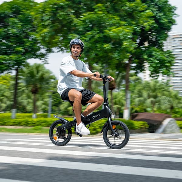 DYU A16 Elcykel För Vuxna 250W Motor Elcykel 36V10Ah Batteri Elcykel 16-Tums Däck Stadspendling Elcykel