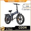 Miniatyrbild 1 av 11: ENGINE PRO 2.0 Elcykel För Vuxna 750W Motor Elcykel 52V16AH Batteri Elcykel 20 Tum Feta Däck All-terrain Elcykel