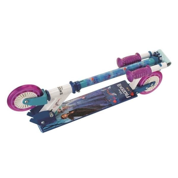 Hopfällbar 2-hjulig skoter - SMOBY - Frozen - Metallstruktur - Scooter med justerbart styre