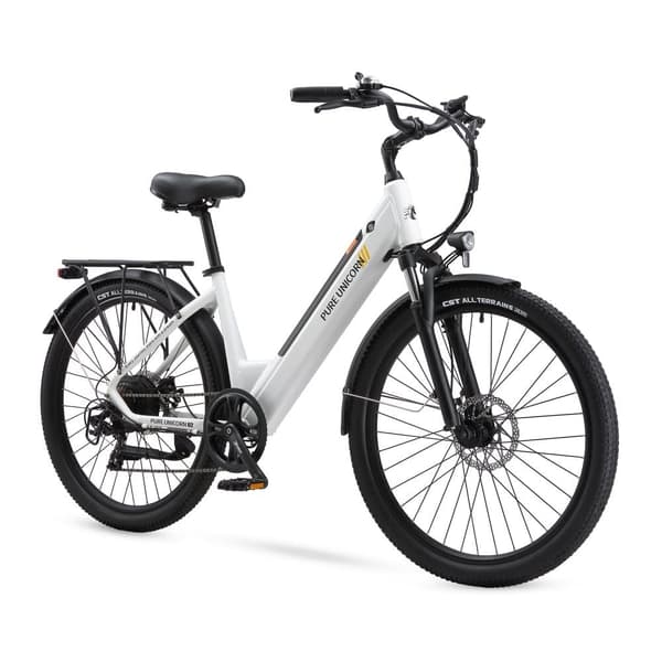 PURE UNICORN U2 Sähköpyörä Aikuisille 750W Moottoripyörä Kaupunkiin, Lähiliikenteeseen, 48V12,8 Ah Akku, Sähköpyörä, 27,5 Tuuman Renkaat