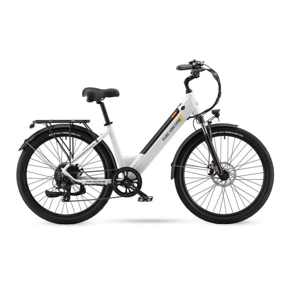 PURE UNICORN U2 Sähköpyörä Aikuisille 750W Moottoripyörä Kaupunkiin, Lähiliikenteeseen, 48V12,8 Ah Akku, Sähköpyörä, 27,5 Tuuman Renkaat