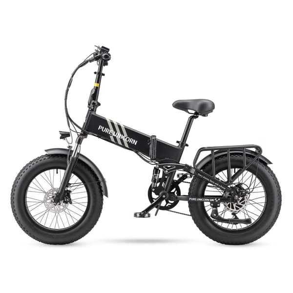 PURE UNICORN U4 Elcykel För Vuxna 1000W Motor Stadspendlare Elcykel 48V15Ah Batteri Elcykel 20 Tum Tjocka Däck Hopfällbar Elcykel