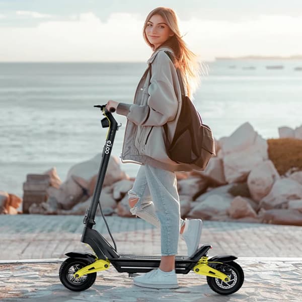 OOTD S10 Aikuisille Tarkoitettu Sähköpotkulauta 1400W Sähköpotkulauta 48V20Ah Akulla, Maastossa Käytettävä Sähköpotkulauta 10 Tuuman Renkaalla