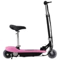 Miniatyrbild 1 av 2: Elektrisk sparkcykel med sadel 120 W rosa