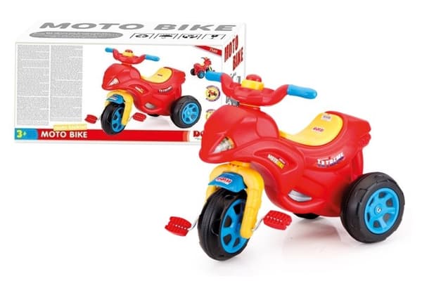Pedaldrevet trehjulet motorcykel DOLU model 7049 70494