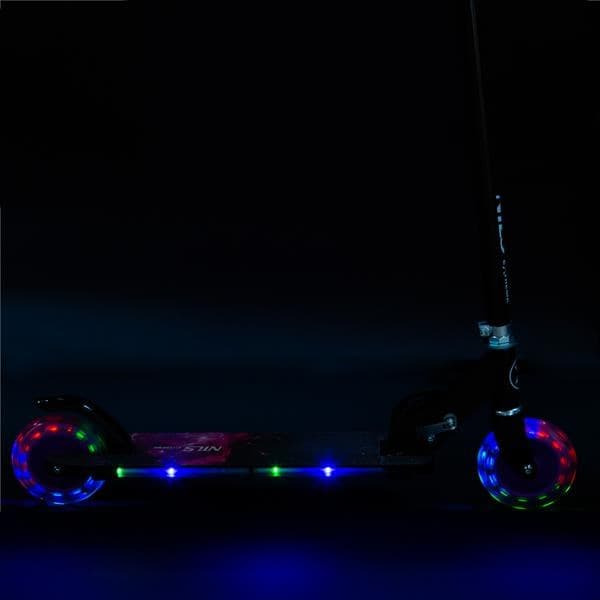 NILS EXTREME HD025 LED lilla løbehjul