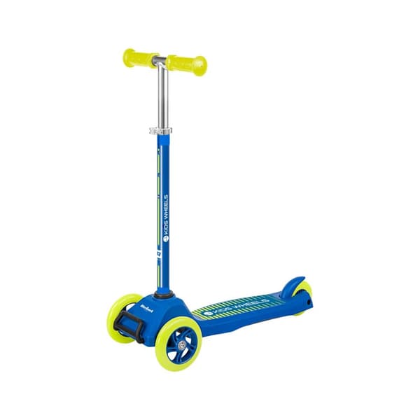 Trehjulingsscooter REBEL BARN HJUL GULA