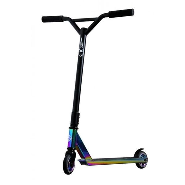 JUSTSUPREME GATUNGSURFING - TORPEDO SCOOTER - NEOCHROME SVART (SS-04-1)