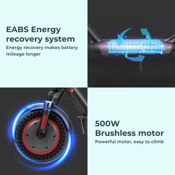iScooter i9MAX elektrisk scooter Slip hastighed, kraft og stil løs for nemme byeventyr!