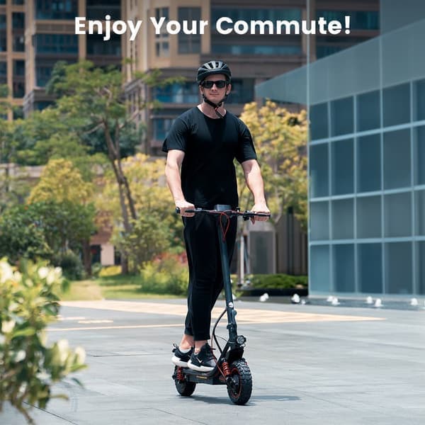 iScooter i10 Pro foldbar elektrisk scooter 800W, maks. hastighed 45 km/t, rækkevidde 60 km, Smart APP, dobbelte støddæmpere foran og bagpå