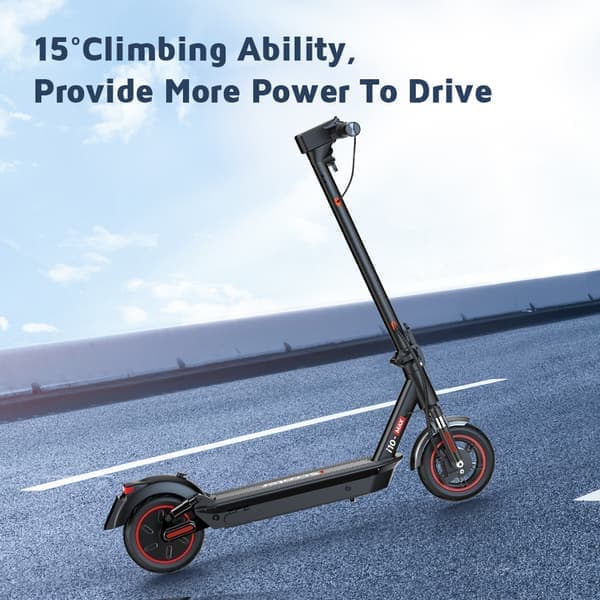 iScooter i10 Max 750W sähköskootteri, 96 km toimintasäde ja 45 km/h, 10" renkaat, taitettava työmatkaskootteri, älykäs sovellus, suuntavilkut