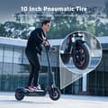 Pikkukuva 10 / 11: iScooter i10 Max 750W sähköskootteri, 96 km toimintasäde ja 45 km/h, 10" renkaat, taitettava työmatkaskootteri, älykäs sovellus, suuntavilkut