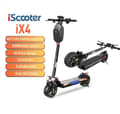 Pikkukuva 1 / 11: iScooter iX4 sähköskootteri 10 tuuman maastoskootteri, 800 W moottori, 48V15Ah akku, maksiminopeus 45 km/h, kantama 45 km (sovellusohjaus)