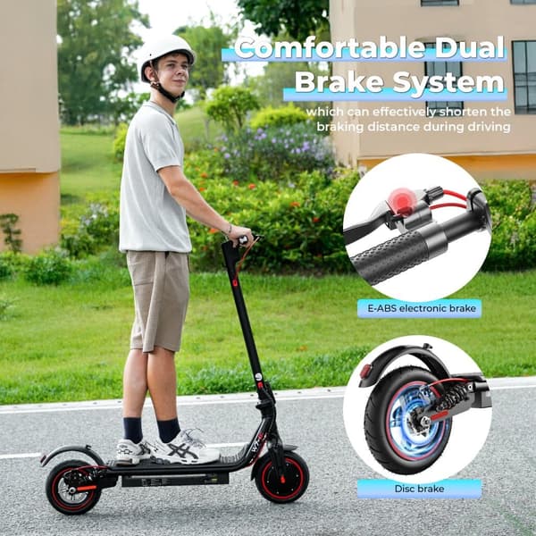 iScooter W7 el-scooter maksimal hastighed 35 km/t, rækkevidde 30 km (intelligent app)