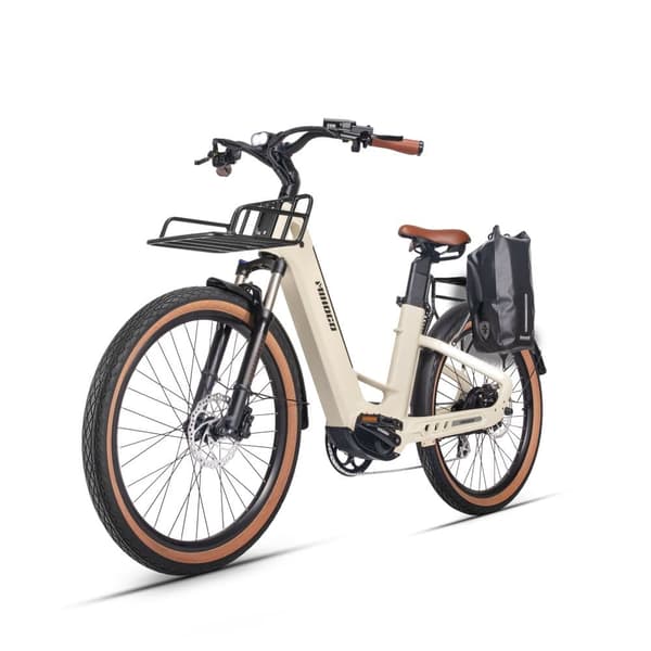 MIHOGO Air Hiilikuiturunko 250W Aikuisille Tarkoitettu Sähköpyörä Kaupunkikäyttöön 26" Puhallettavalla Renkaalla 48V 19.2AH Sähköpyörä