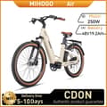 Pikkukuva 1 / 11: MIHOGO Air Hiilikuiturunko 250W Aikuisille Tarkoitettu Sähköpyörä Kaupunkikäyttöön 26" Puhallettavalla Renkaalla 48V 19.2AH Sähköpyörä