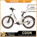 Miniatyrbild 1 av 11: MIHOGO Air Kolfiberram 250W Elcykel För Vuxna 48V19.2AH Stads-elcykel 26" Uppblåsbara Däck Elcykel Elcykel