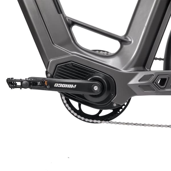 MIHOGO Air Hiilikuiturunko 48V19.2AH Aikuisille Tarkoitettu Sähköpyörä 250W Kaupunkisähköpyörä 26" Puhallettava Rengas