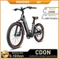 Pikkukuva 1 / 11: MIHOGO Air Hiilikuiturunko 48V19.2AH Aikuisille Tarkoitettu Sähköpyörä 250W Kaupunkisähköpyörä 26" Puhallettava Rengas
